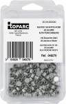 100 SELF PIERCING STEEL RIVETS STEEL &Oslash;5.3X6.0MM - BLISTER PACK