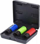 3-OS. &Otilde;HUKESTE VALUVELJEPADRUNITE KOMPL. 1 / 2" (17 / 19 / 21MM) KS TOOLS