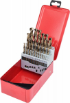 25-OS. CO MET. PUURIDE KOMPL. DIN338 TYP N 1.0-13.0MM KS TOOLS