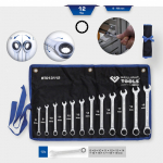 12-OS. TIRR SILMUS-LEHTV&Otilde;TMETE KOMPLEKT 8-19MM BRILLIANT TOOLS