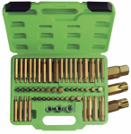 55-OS. TORX. KUUSKANT. 12-T&Auml;HIK OTSIKUTE KOMPL. "HEAVY DUTY GOLD" JBM