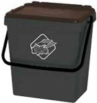 &Auml;MBER / BIOKONTEINER KAANEGA 30L PLAST PRUUN 390X305X400MM