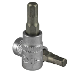 1 / 4" PADRUNOTSIK KUUSKANT HEX 6MM. SATIN CR-VAN. RIPUTUSPAKEND JBM