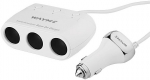 SIGARETIS&Uuml;&Uuml;TAJA HARGMIK 3-NE + 4XUSB 3.6A 12 / 24V KAABEL 120CM WAYME