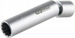 K&Uuml;&Uuml;NLAV&Otilde;TI 14MM / 92MM. LIIGENDIGA. 3 / 8" 12-KANT BMW KS TOOLS