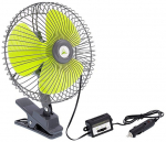 SALONGI VENTILAATOR KLAMBRIGA 12V / 21W D=200MM 1.2M JUHTMEGA CARMOTION