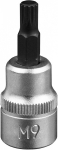 3 / 8" PADRUNOTSIK 12-T&Auml;HIK XZN M9. SATIN CR-VAN. RIPUTUSPAKEND JBM