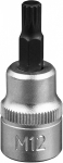 3 / 8" PADRUNOTSIK 12-T&Auml;HIK XZN M12. SATIN CR-VAN. RIPUTUSPAKEND JBM