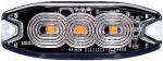 STROBO VILKUR KOLLANE 3-LED 12 / 24V. MADAL 82X30X9MM