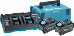 AKU 2TK 5AH JA KIIRLAADIJA KOMPLEKT XGT (2XBL4050F+DC40RB) MAKITA
