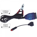 AKUVAHETUSE M&Auml;LU S&Auml;ILITAJA / MEMORY SAVER (KROKODILLIDEGA) OBDII V&Otilde;I SUG.S&Uuml;&Uuml;T. JBM