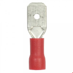 JUHTMEOTSIK LAPIK "ISA" 6.35MM PUNANE 50TK