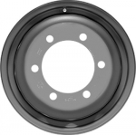 KFZ 6.0X16. 6X205 / 124 (HM132) (161) PLEKKVELG (SW) (S) (IVE) KG1500 KPZ IV616014