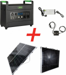 MOBIILNE SOLARGENERAATOR 230V ENERGIAJAAM "POWER STATION" 1920WH / 48V. 40AH JBM