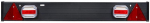 LED TAGATULED ALUSEL 1100X140MM. 12 / 24V. 7.5M KAABEL. 7-PIN. IP65 JBM