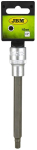 1 / 2" PADRUNOTSIK PIKK KUUSKANT HEX 10MM. 140MM SATIN CR-VAN. RIPUTUSPAKEND JBM