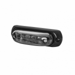 LD379 "GRAPHITE" K&Uuml;LJETULI LED PUNANE TUMEDA KLAASIGA 12 / 24V 103X30X36MM