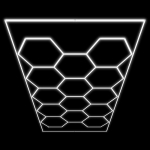 230V LED DETAILING K&Auml;RGVALGUSTI 615W / 83640LM / 6500K / IP44. 2430X4835MM JBM*