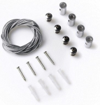 VALGUSTITE RIPUTAMISE TROSSI KOMPLEKT (TKX1M TROSS +T&Uuml;&Uuml;BEL +FIKSAATORID) KOBI