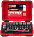31-OS. 1 / 4"+11MM NARRE. L&Auml;BIVATE PADRUNITE 5-14MM JA OTSIKUTE KOMPLEKT KS TOOLS
