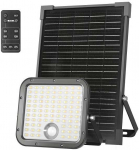 LED SOLAR VALGUSTI LIIKUMISANDURIGA+PULT 30W 2CCT IP65 PREMIUM KOBI