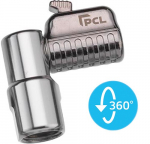 PUMPAMISOTSIK. RP 1 / 4"-SISEK. NURK 90&deg;. LUKUSTIGA. KIIRPAIGALD..360&deg;. PCL CH4A01