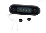 K&Uuml;LJETULI LED VALGE TUMEDA KLAASIGA 12 / 24V 84.2X27.7X12X8MM