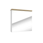 Peeglikapp STILLA E60, valge k&otilde;rgl&auml;ige, 60 cm, seinale kinnitatav