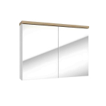 Peeglikapp STILLA E80, valge k&otilde;rgl&auml;ige, 80 cm, seinale kinnitatav