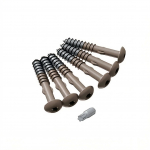 V&auml;rvitud Cedral voodrilaua kruvid 4,8 x 38 mm C78 Kakaopruun, 100 tk