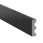 V&auml;rvitud kiudtsement piirdeliist HardieTrim NT3 s&uuml;da&ouml;&ouml; must 3655&times;90 mm