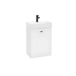 Uksega valamukapp MO-RE D50, valge matt, 50 cm, seinale kinnitatav