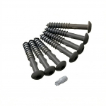 V&auml;rvitud Cedral voodrilaua kruvid 4,8 x 38 mm C18 Kiltkivihall, 100 tk