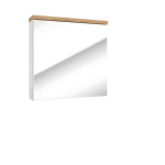 Peeglikapp SPACE SYSTEM E60, peegel / valge k&otilde;rgl&auml;ige, 60 cm, seinale kinnitatav