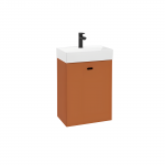 Uksega valamukapp MO-RE D50, Bodega (pruun) matt, 50 cm, seinale kinnitatav