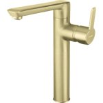 Harjatud kuld valamusegisti Deante Arnika 25.9 cm, messing