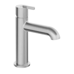 Harjatud teras valamusegisti Deante Silia 17.9 cm, messing