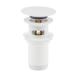 Matt valge valamu &auml;ravoolupesa Click s&uuml;steemiga 1 1/4"