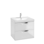 Sahtlitega valamukapp FLOU D60, valge k&otilde;rgl&auml;ige, 60 cm, seinale kinnitatav