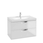 Sahtlitega valamukapp FLOU D80, valge k&otilde;rgl&auml;ige, 80 cm, seinale kinnitatav