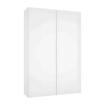 Seinakapp DUO A60, valge k&otilde;rgl&auml;ige, 60 cm, seinale kinnitatav