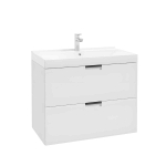 Sahtlitega valamukapp AVOLA D80, valge matt, 80 cm, seinale kinnitatav