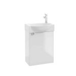Uksega valamukapp FARO D40, valge k&otilde;rgl&auml;ige, 40 cm, seinale kinnitatav