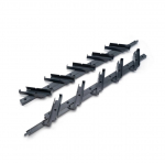 Ribiseina kandurid Privaed Flow Core 500 mm, RAL 7016 antratsiithall komposiit