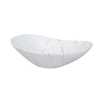 Pealpaigaldatav valamu LENA, 61x36 cm, marmori imitatsiooniga keraamika