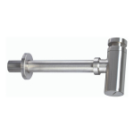 Valamusifoon Lux 1 1/4&Prime;, harjatud teras messing