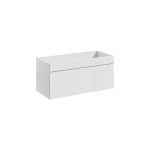 Valamukapp ICONIC WHITE, valge, 100 cm, seinale kinnitatav