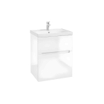 Sahtlitega valamukapp ROCK D60, valge, 60cm, seinale kinnitatav