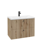 Sahtlitega valamukapp RIETTI D80, evoke tamme dekoor, 80 cm, seinale kinnitatav