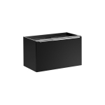 Valamukapp SANTA FE BLACK, must matt, 80 cm, seinale kinnitatav